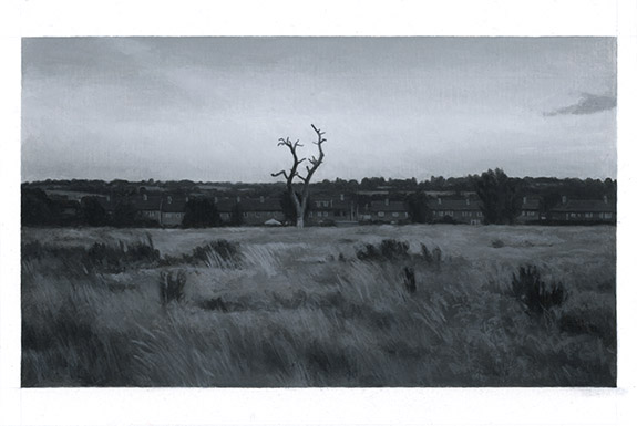 Landscape with Tree Struck by Lightning 