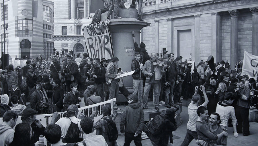 Protest, 1st April 2009